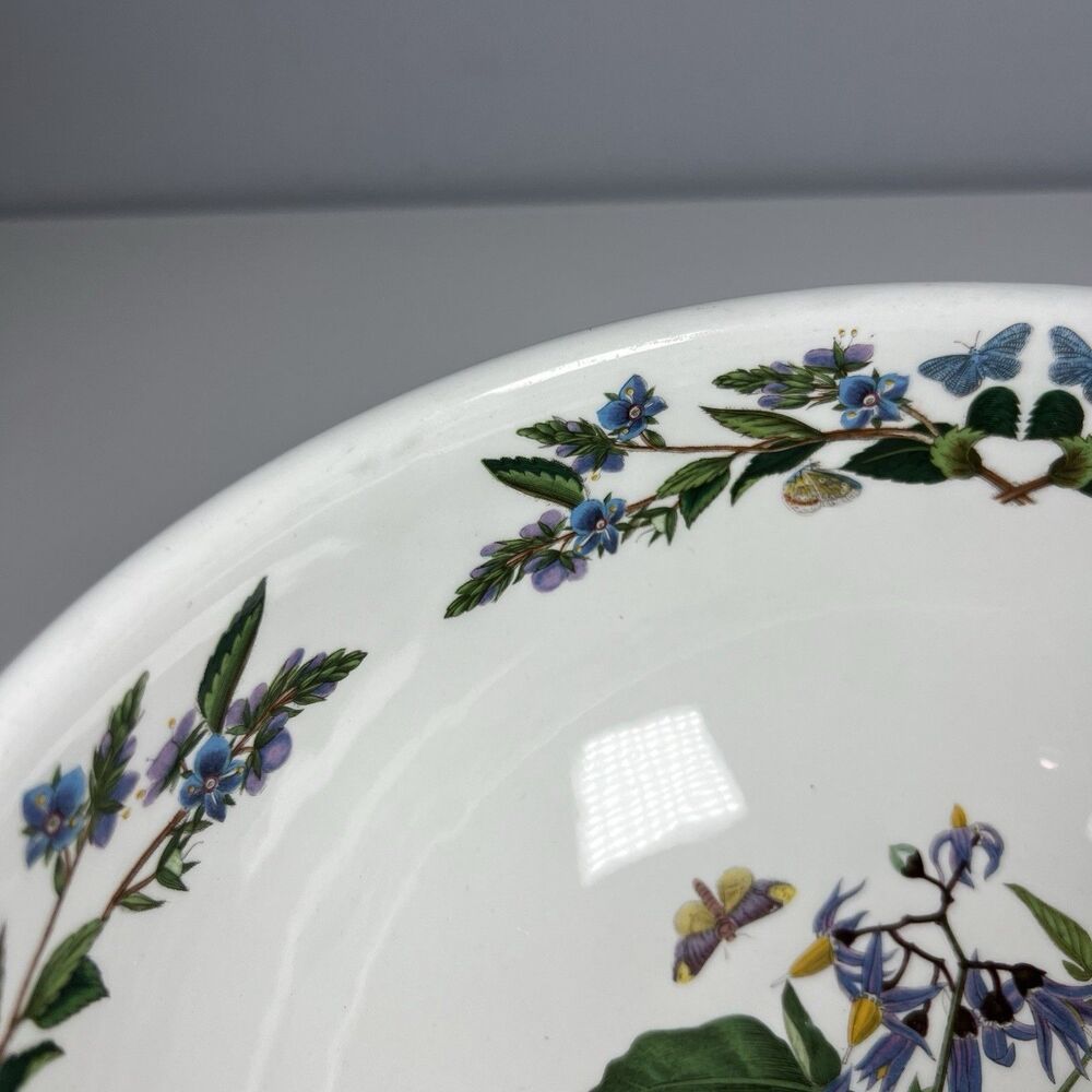 Portmeirion Botanic Garden Serving Mixing Bowl Solanum Dulcamara 9” - Picture 10 of 10